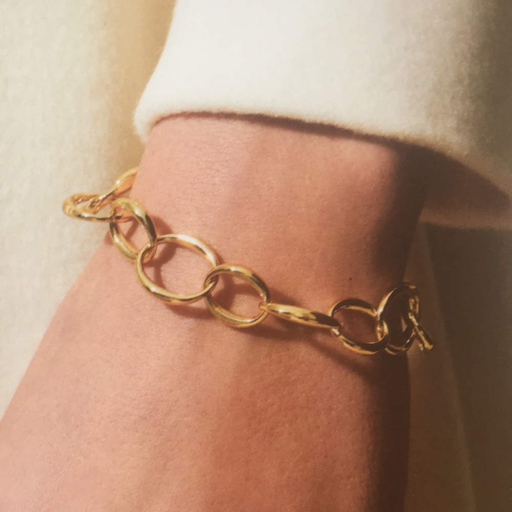BaYou with love gold chain bracelet